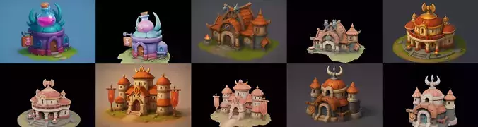 Basement Barrack House str bundle 11 pack 100 glb