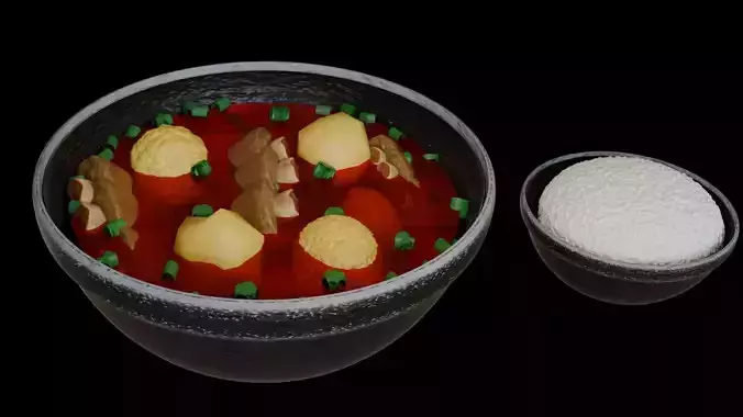 Food Korean Potato Pork Bone Soup