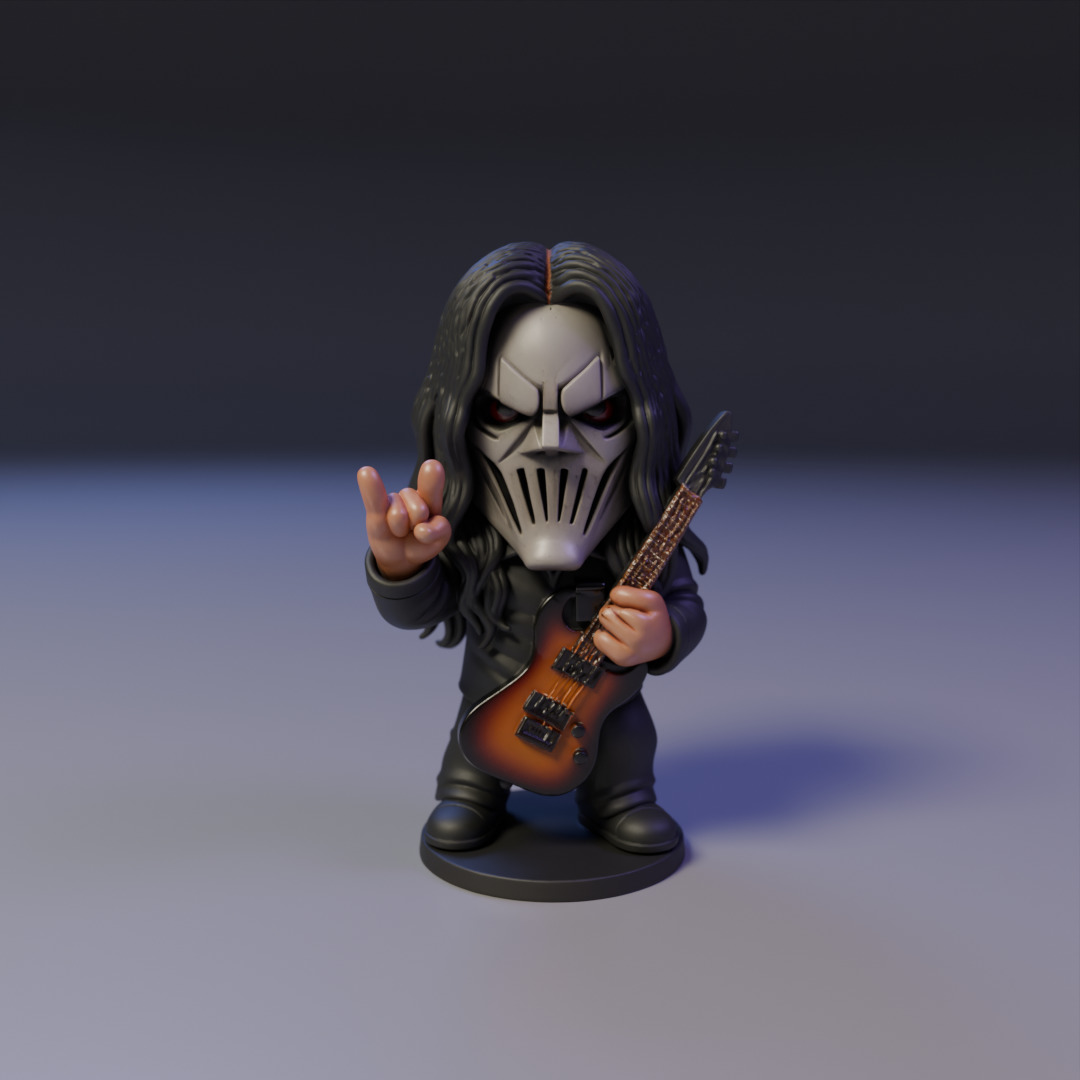 Mick Thomson Chibi 3D print model_16