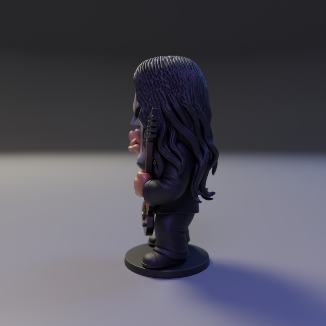 Mick Thomson Chibi 3D print model_4