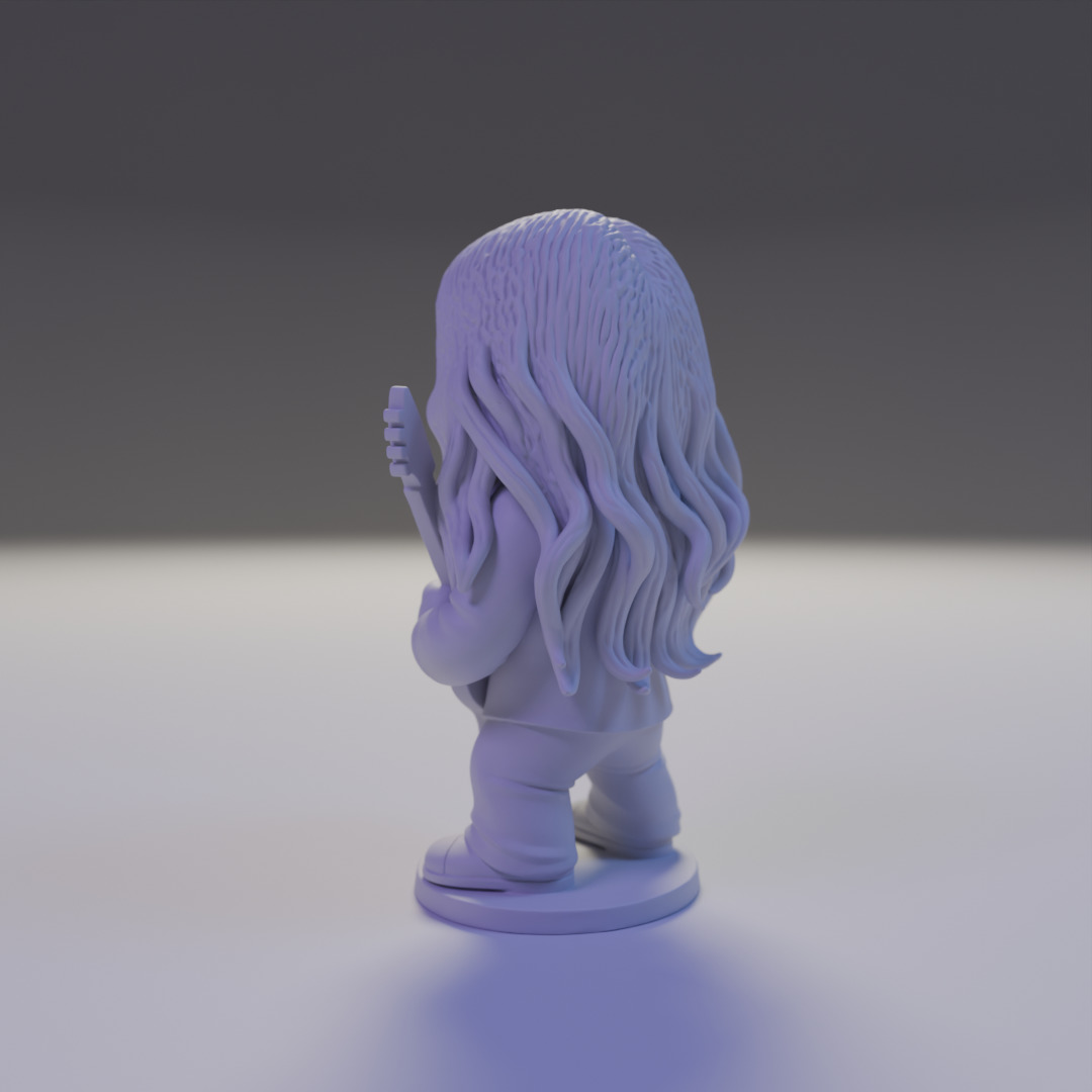 Mick Thomson Chibi 3D print model_11