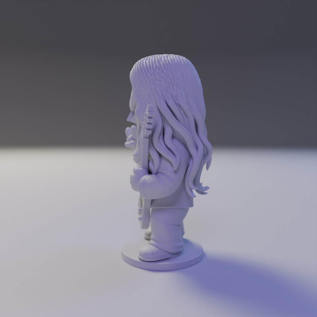 Mick Thomson Chibi 3D print model_3