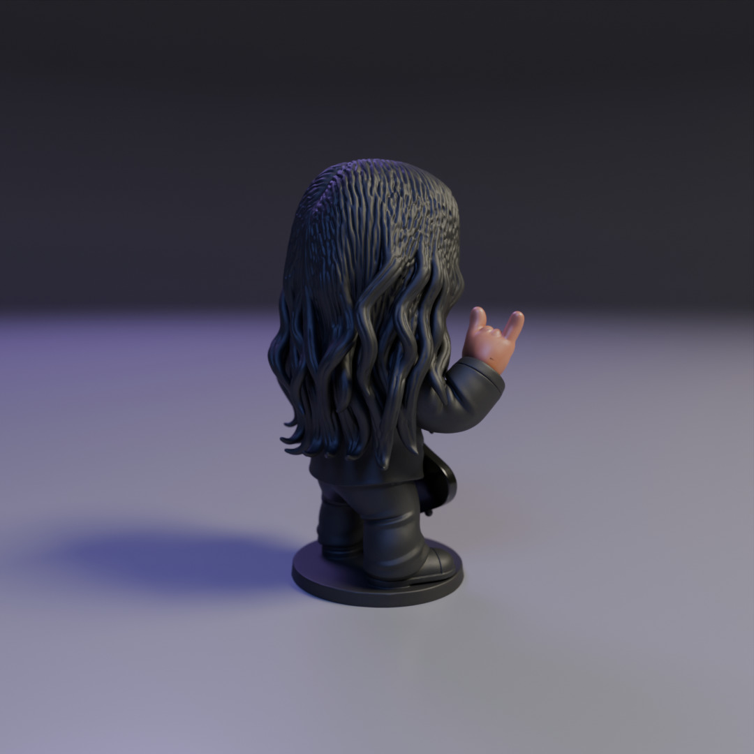 Mick Thomson Chibi 3D print model_14