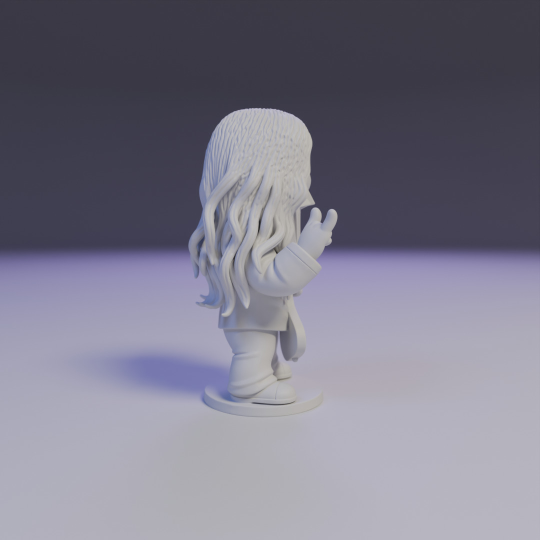 Mick Thomson Chibi 3D print model_1