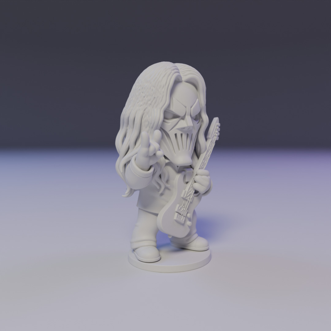 Mick Thomson Chibi 3D print model_7