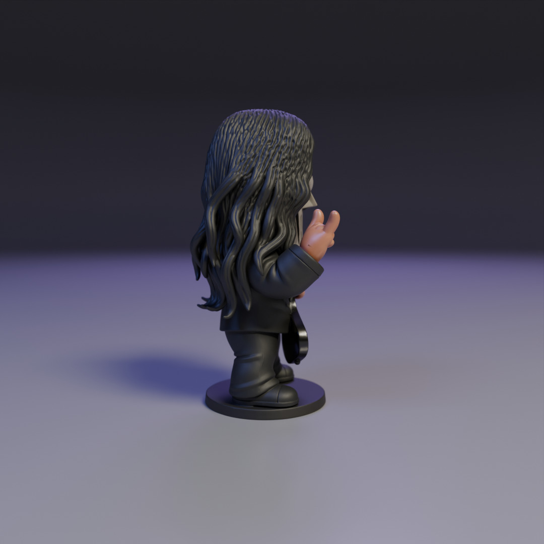 Mick Thomson Chibi 3D print model_2