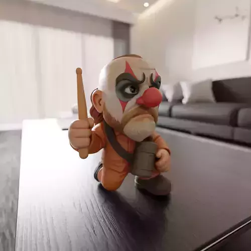 Shawn Crahan chibi 3D print model