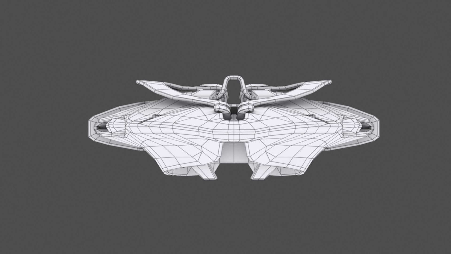 Luminaris Starship Low-poly 3D model_22