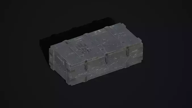 Military Weapon Crate Game-Ready 3D Model Low-poly 3D model Military Weapon Crate Game-Ready 3D Model Low-poly 3D model
