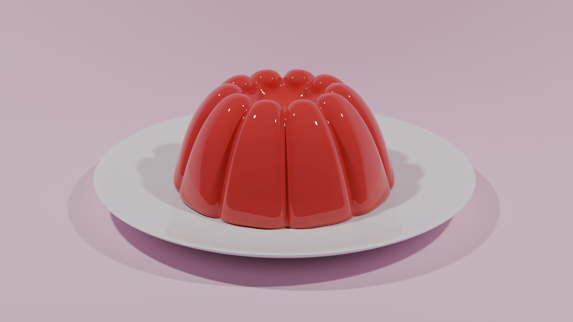 Cartoon Jelly - 3D Model Low-poly 3D model_1
