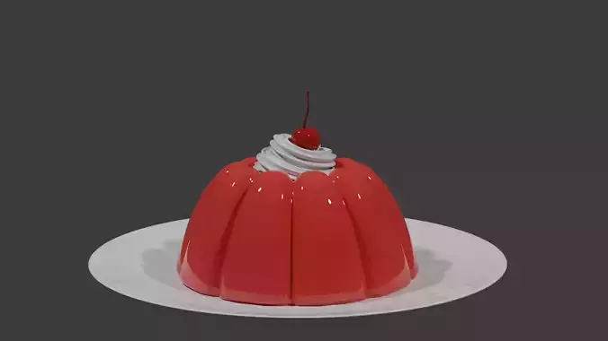 Cartoon Jelly - 3D Model 