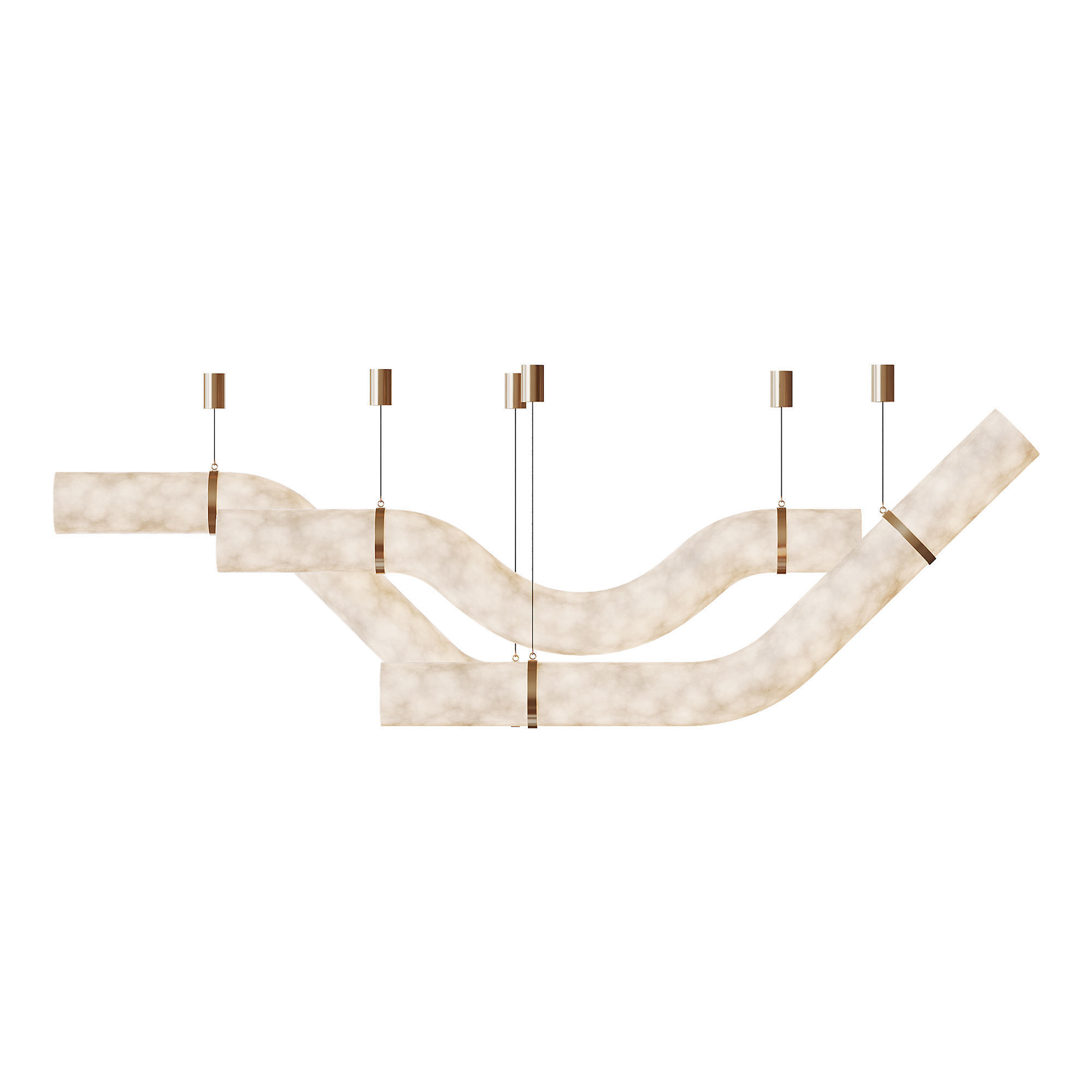 Liberty Pendant Light 3D model_5