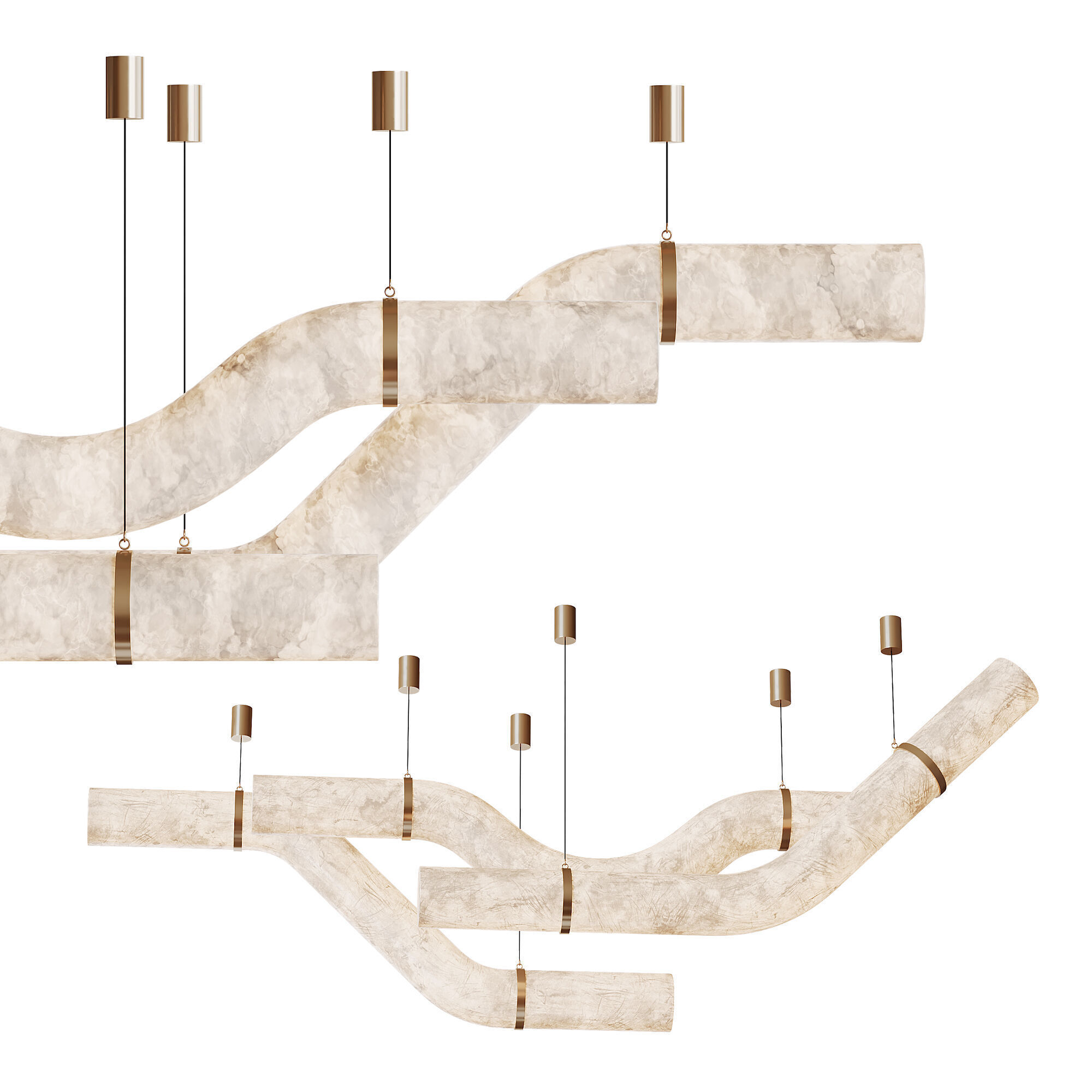 Liberty Pendant Light 3D model_6