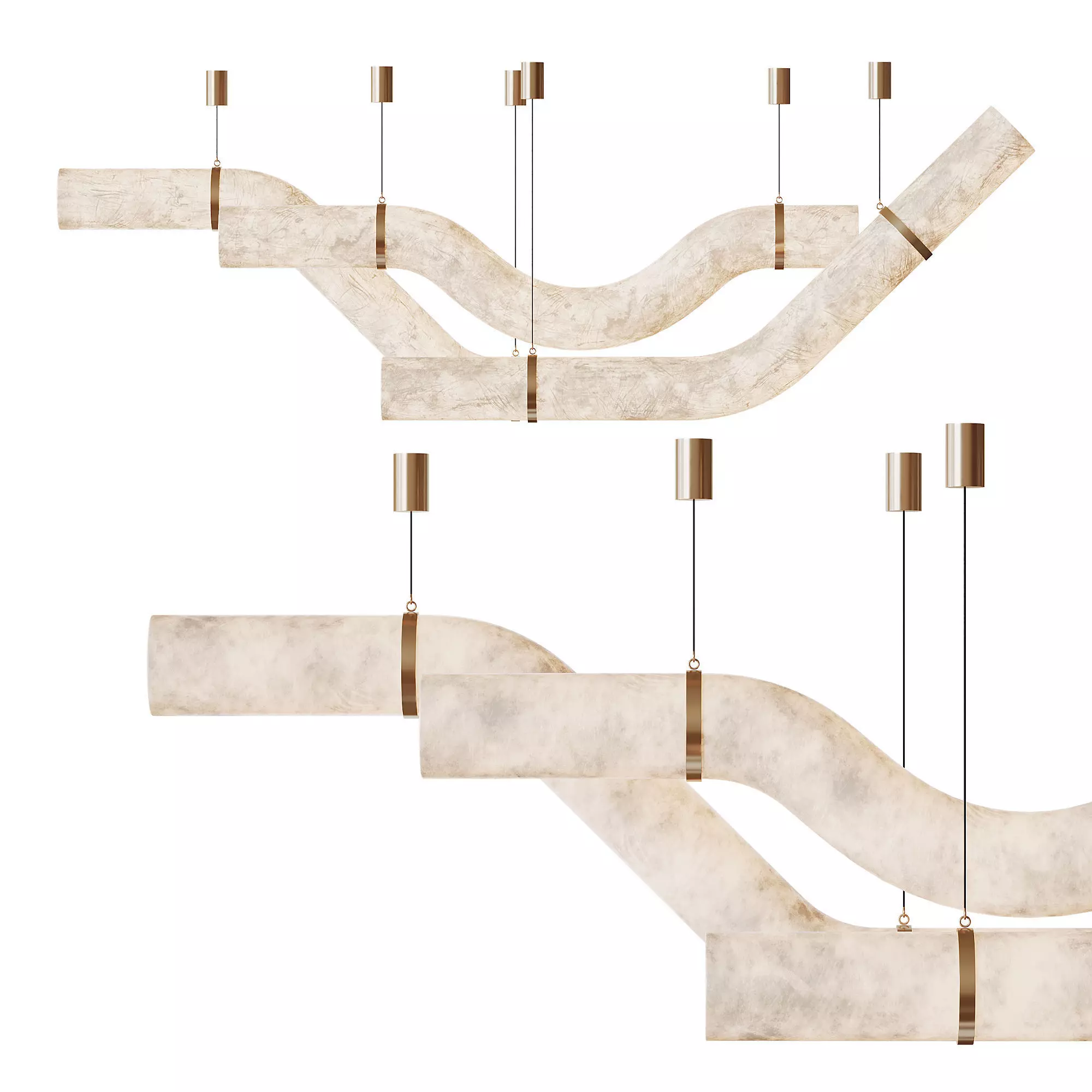 Liberty Pendant Light 3D model_0