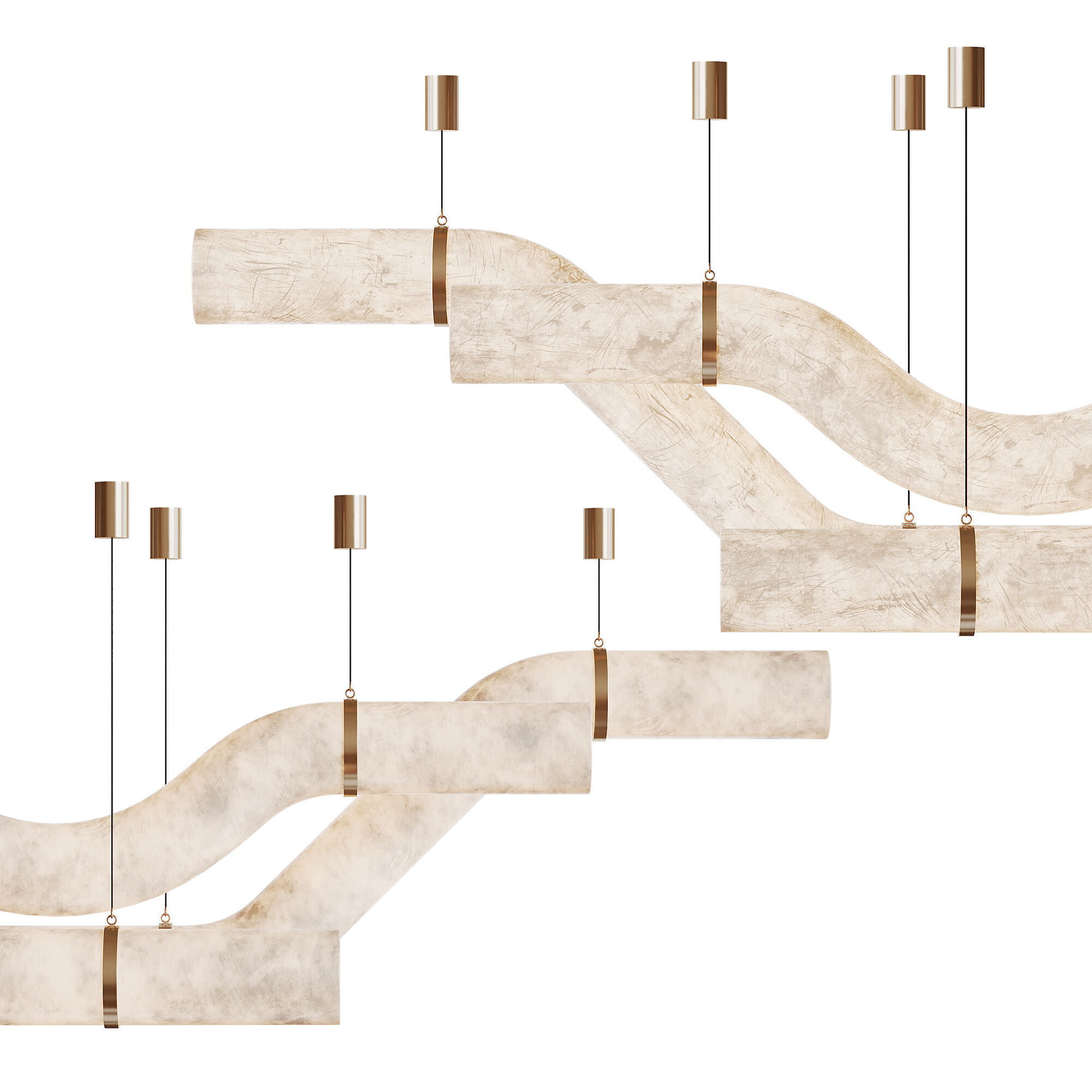 Liberty Pendant Light 3D model_7