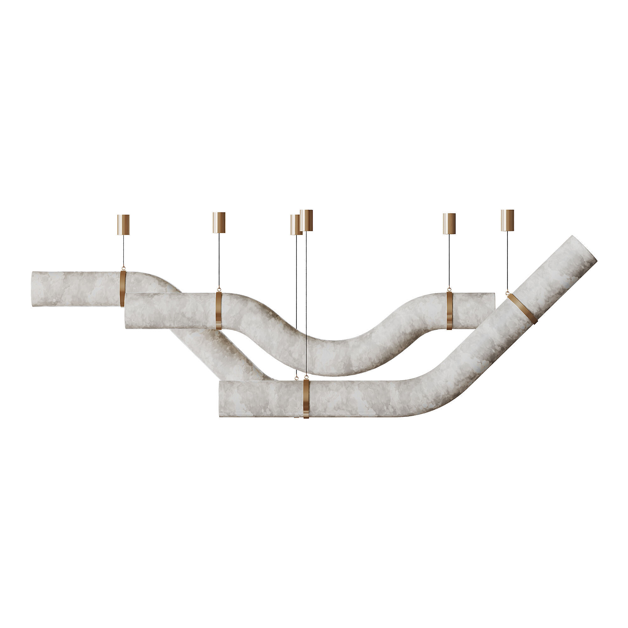 Liberty Pendant Light 3D model_2