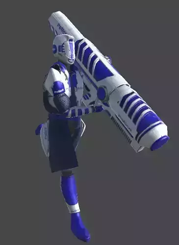 Futuristic Police - Rocket Launcher