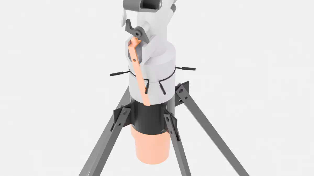 High-Pressure Impact Rain sprinkler 3D Printable Prototype 3D print model