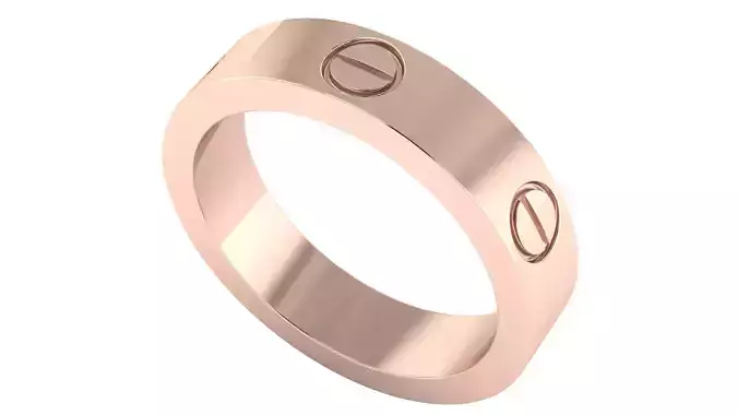 Love Ring Size 54 3D print model