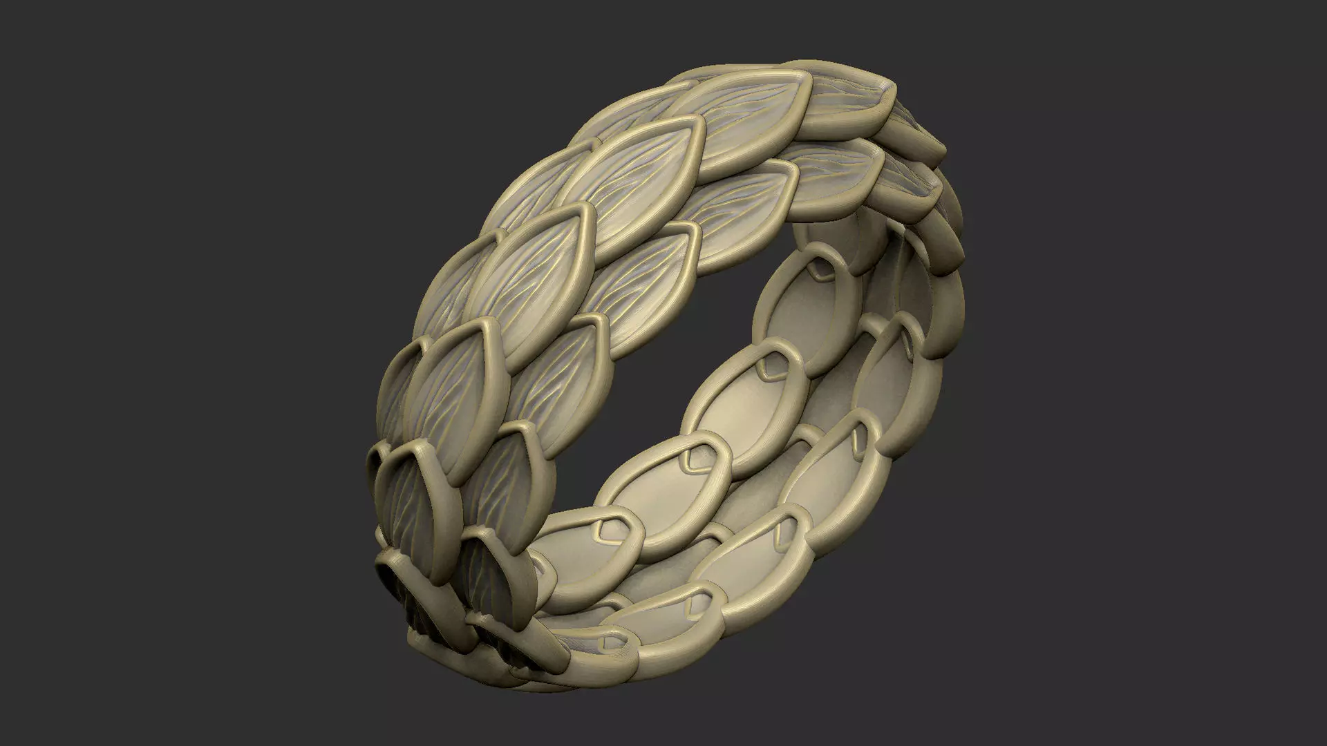 Art leave design queen king princess 3D print model