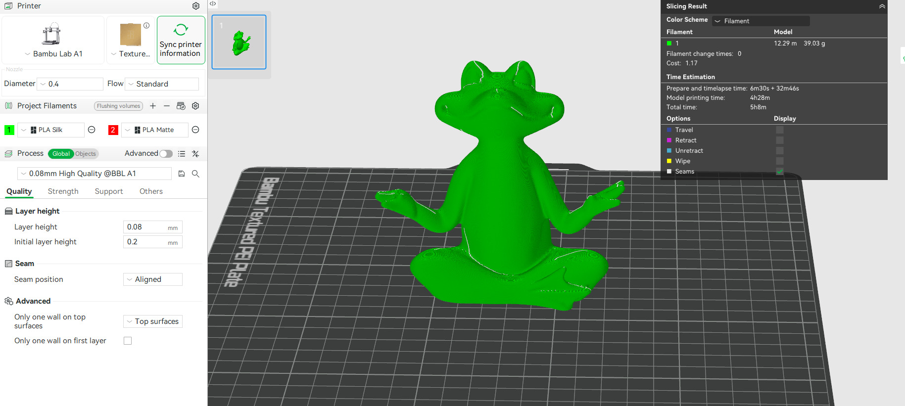 Meditation Frog Statues for Home Office Shelf Decor 3D print model_15