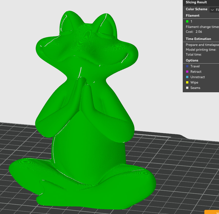 Meditation Frog Statues for Home Office Shelf Decor 3D print model_21