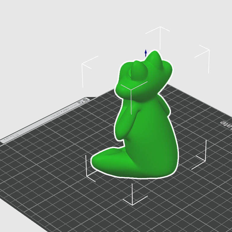 Meditation Frog Statues for Home Office Shelf Decor 3D print model_18