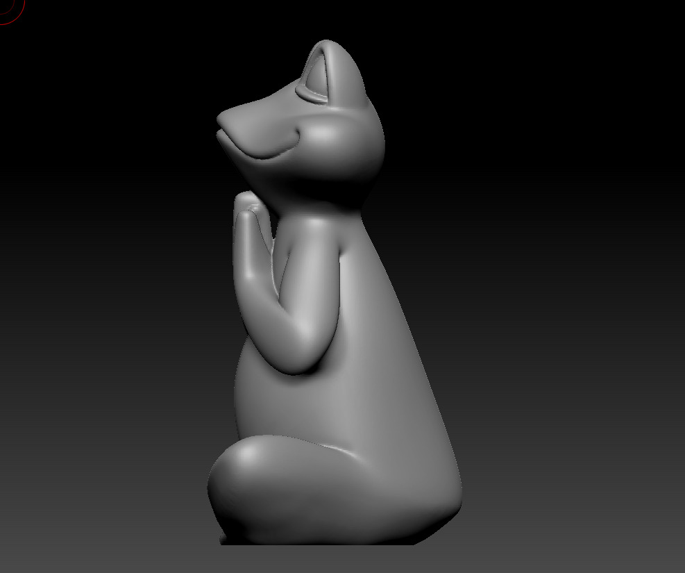 Meditation Frog Statues for Home Office Shelf Decor 3D print model_13