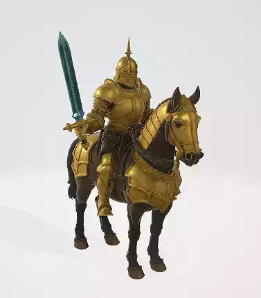 knight on a horse