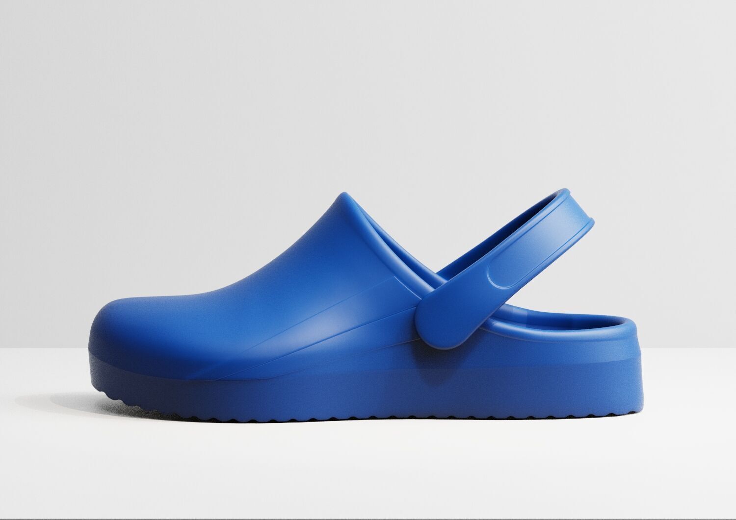 3D Plastic Clogs - Crocs style Low-poly 3D model_2