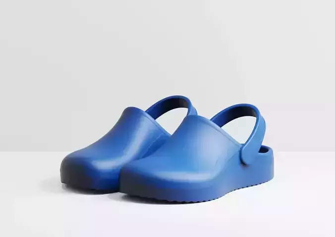 3D Plastic Clogs - Crocs style