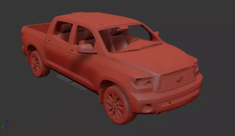 Toyota Tundra CrewMax 2011 3D print model_0