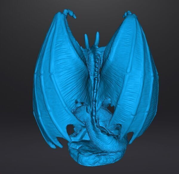 ADULT ELDER DRAGON MINIATURE MODEL FIGURE FANTASY GAMES RPG DND 3D print model_13