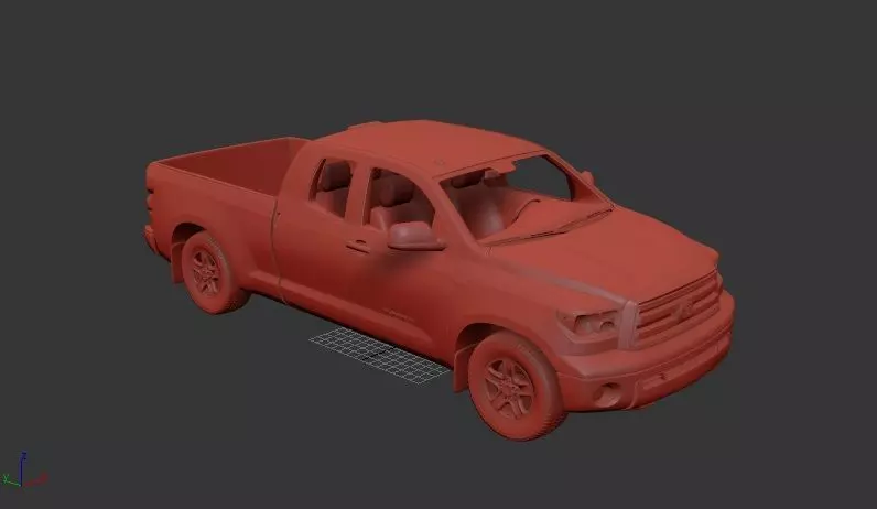 Toyota Tundra DoubleCab 2011 3D print model