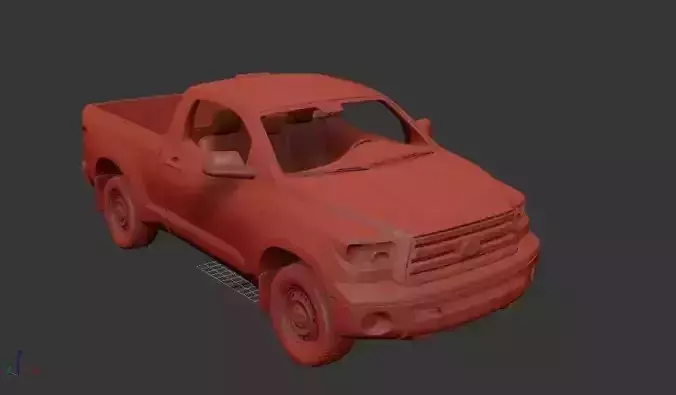 Toyota Tundra RegularCab 2011 3D print model