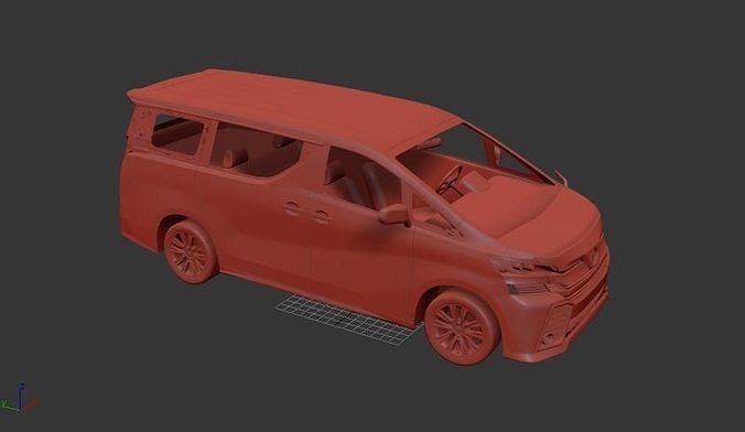 Toyota Vellfire Mk2 Aero 2015 3D print model