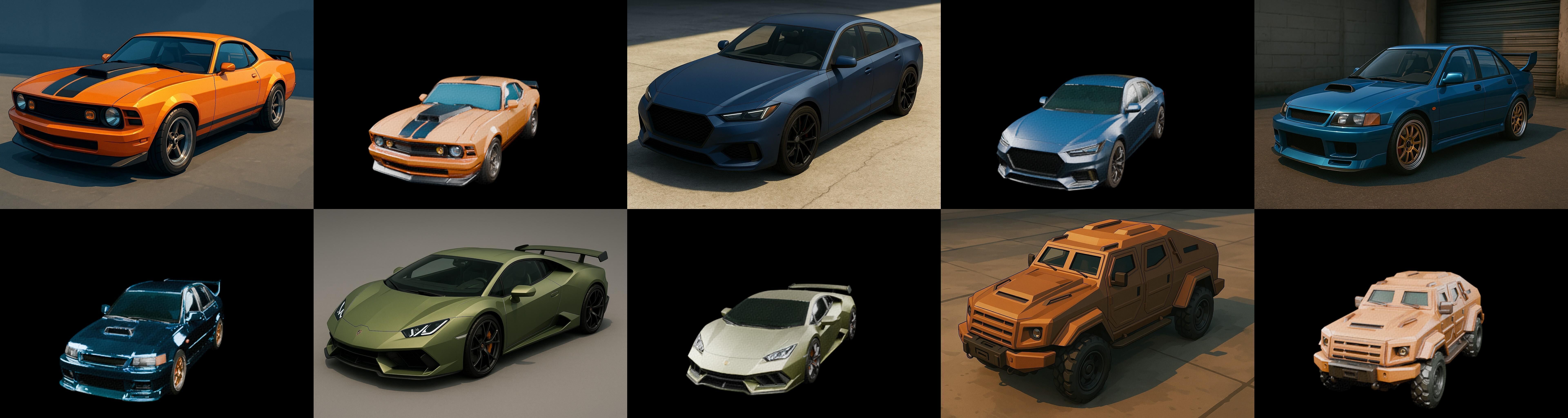 Sport Car bundle 21 pack 68 glb 3D model_2