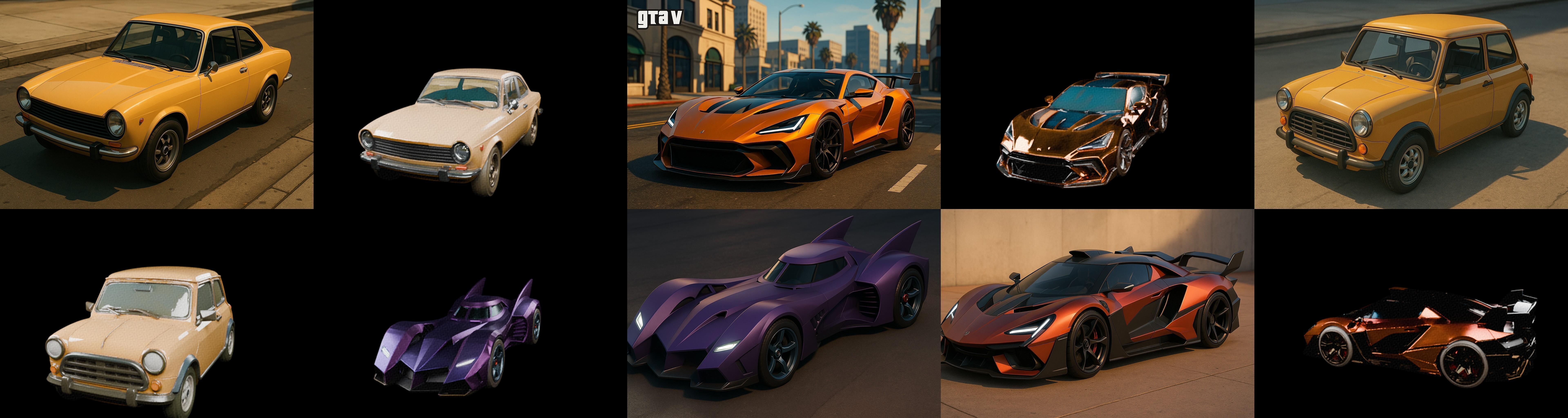 Sport Car bundle 21 pack 68 glb 3D model_11