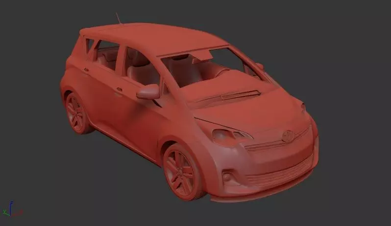 Toyota Verso S 2012 3D print model