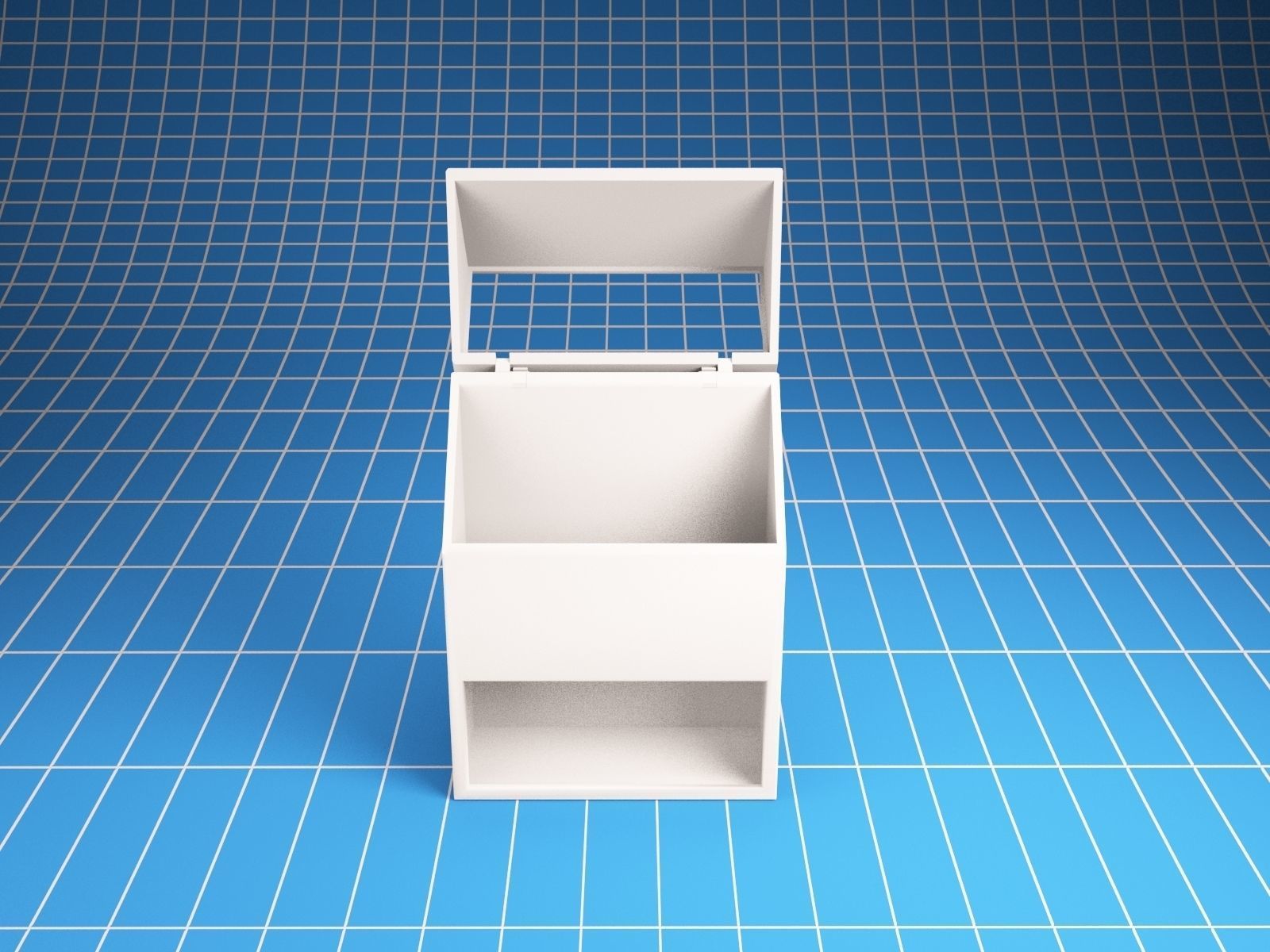 Cigarette Box without shockphotos 3D print model 20 cigarettes 3D print model_1