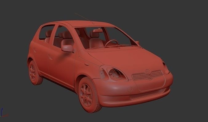 Toyota Yaris Mk1 XP10 5door 1999 3D print model