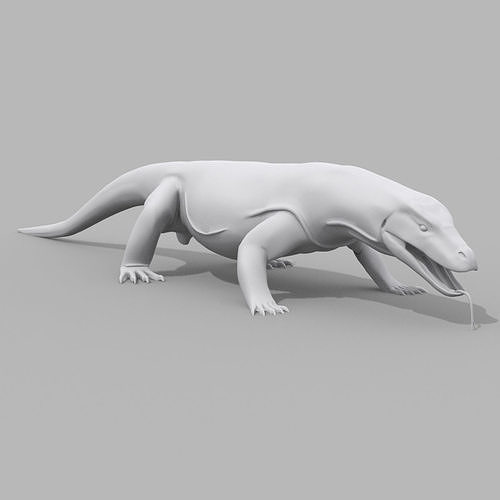 komodo Dragon Shape 3D model