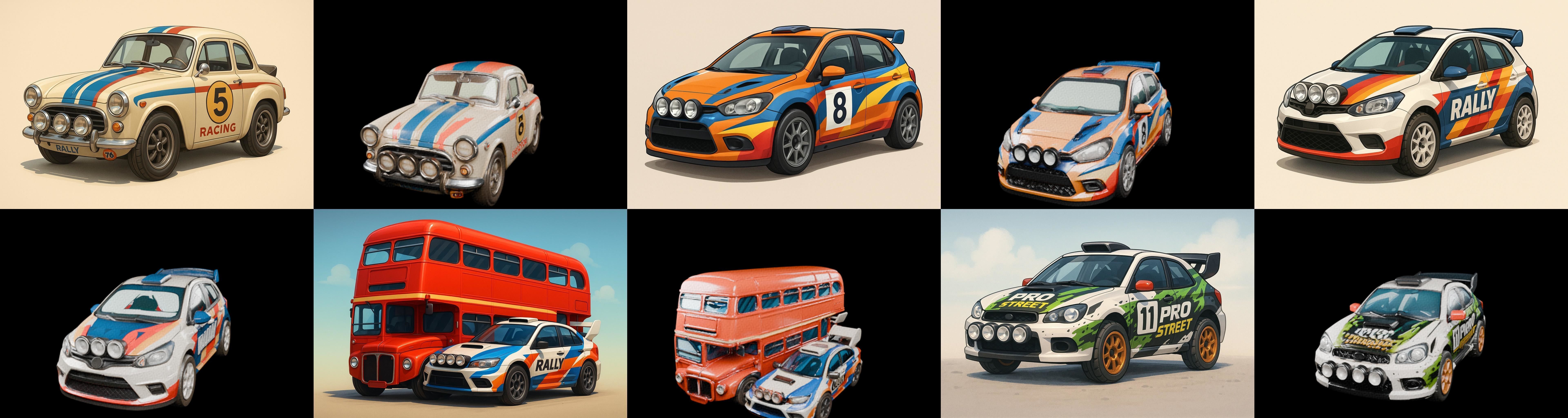 rally cars bundle 7 pack 100 glb 3D model_16