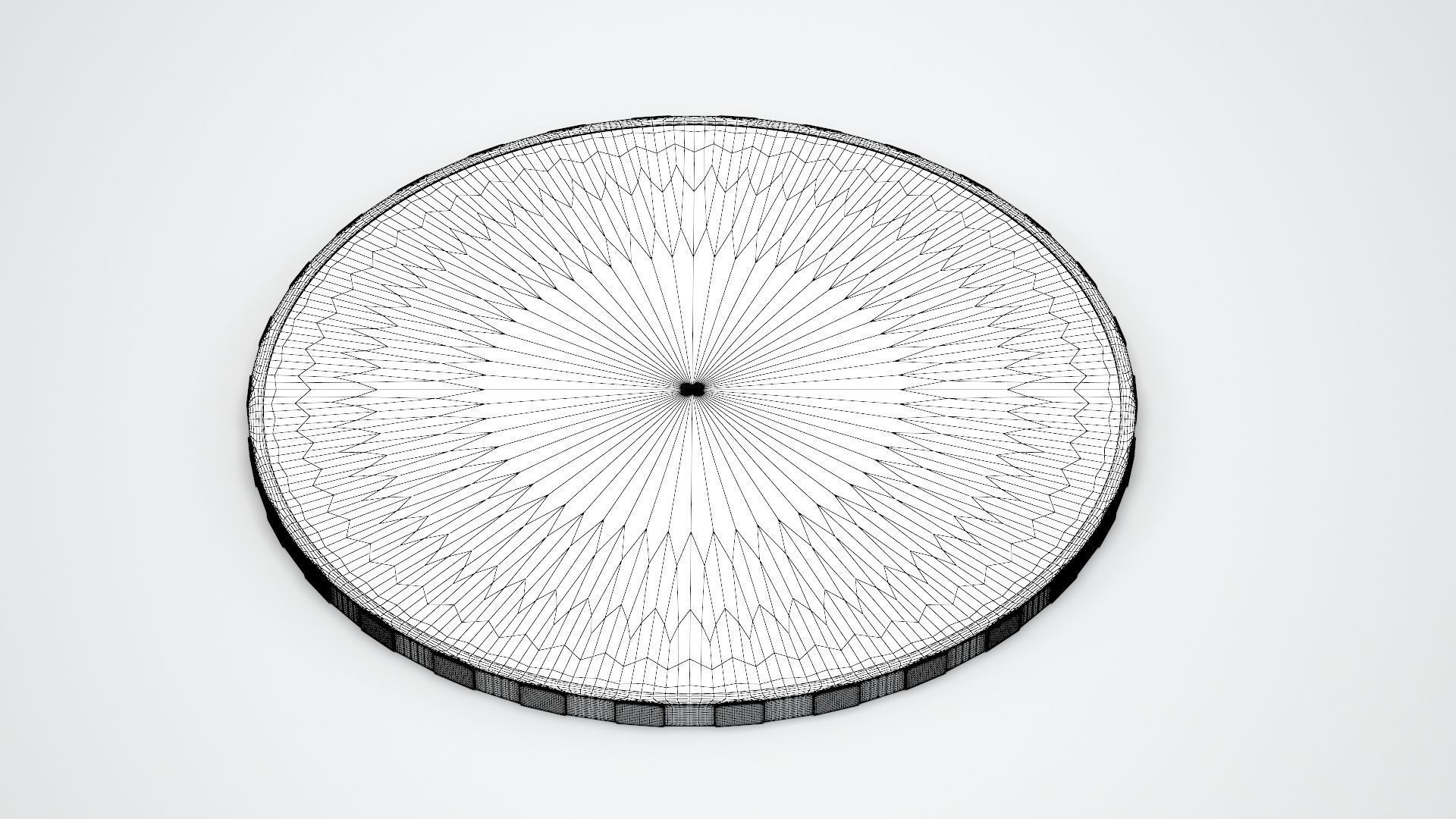 Qest Coin 3D model_10