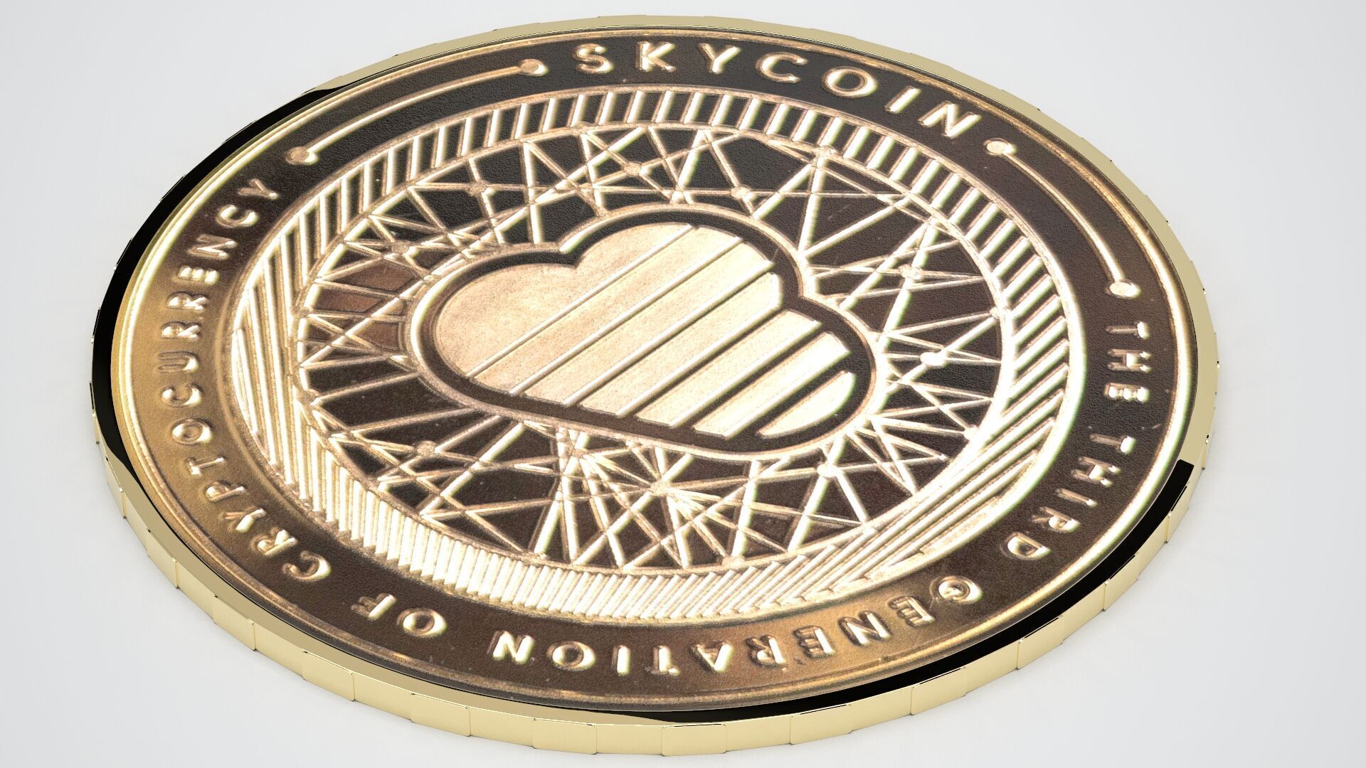 Skycoin 3D model_2