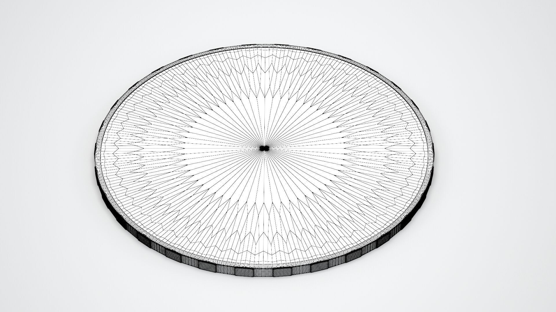 Silver Skycoin 3D model_10