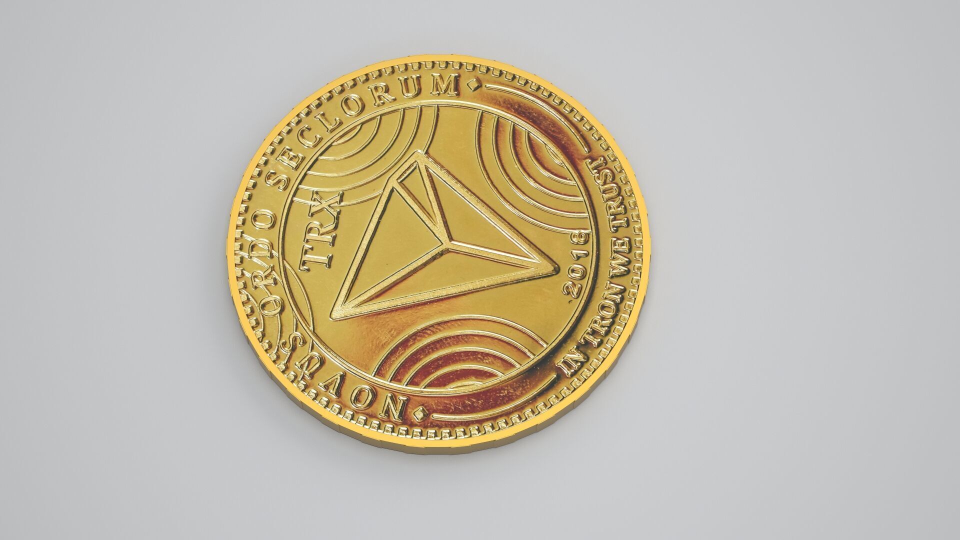 Tron Coin 3D model_4