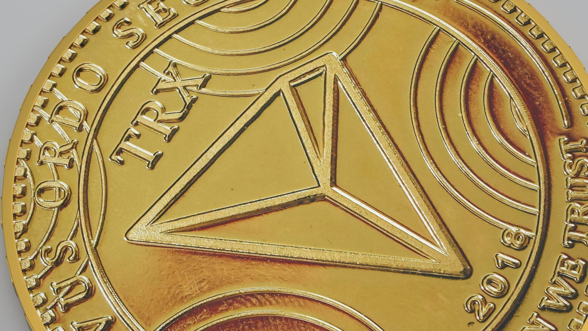 Tron Coin 3D model_5