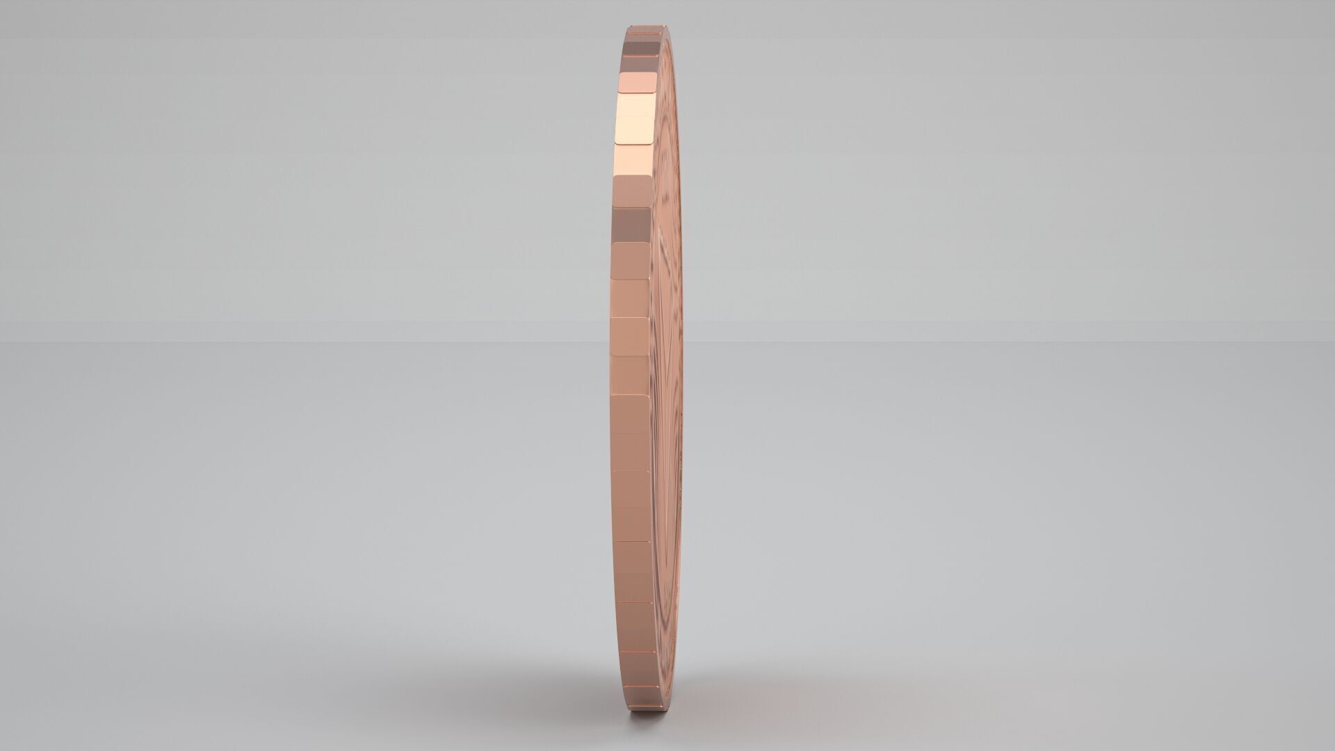 Tron Coin Copper 3D model_6