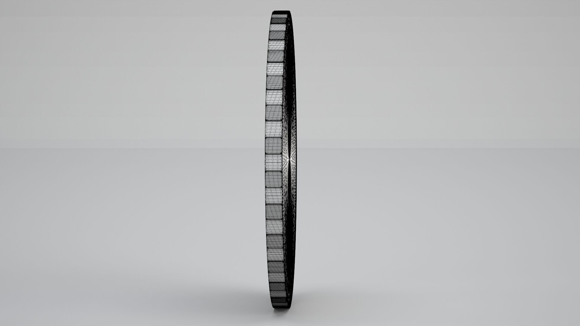 Tron Coin Copper 3D model_16